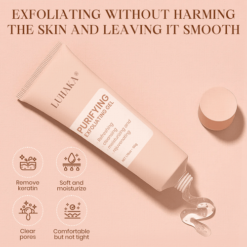 Luhaka® Purifying Exfoliating Gel for Acanthosis Nigricans, Exfoliation, Dark Spots, Skin Tags, and Eczema ✨