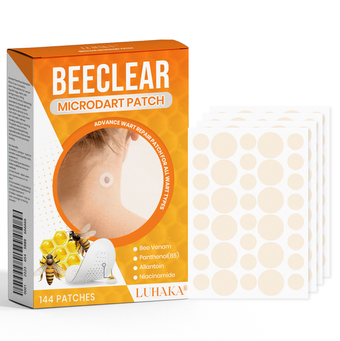 LUHAKA® BeeClear MicroDart Patch