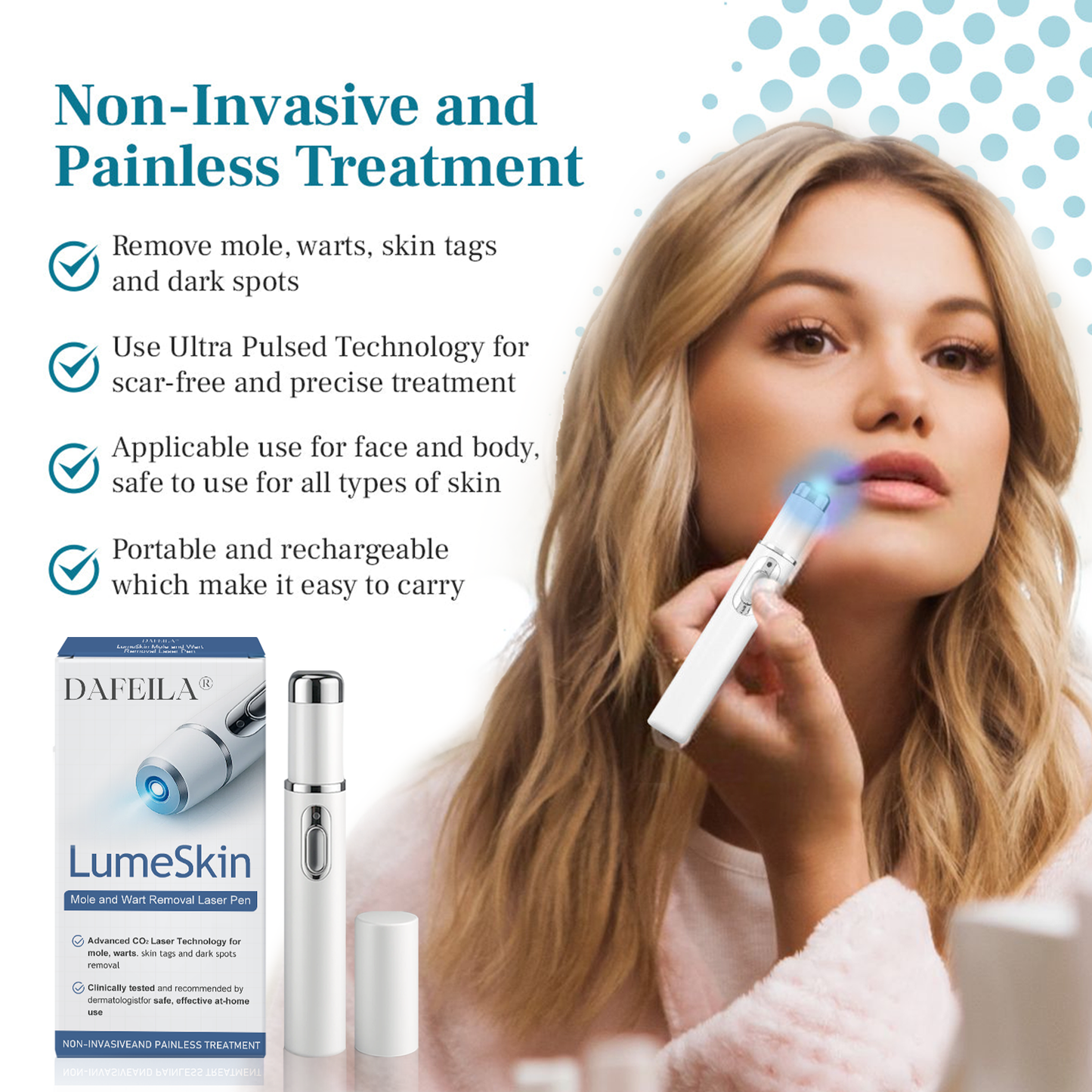 DAFEILA® LumeSkin Mole and Wart Removal Laser Pen_Ultra04