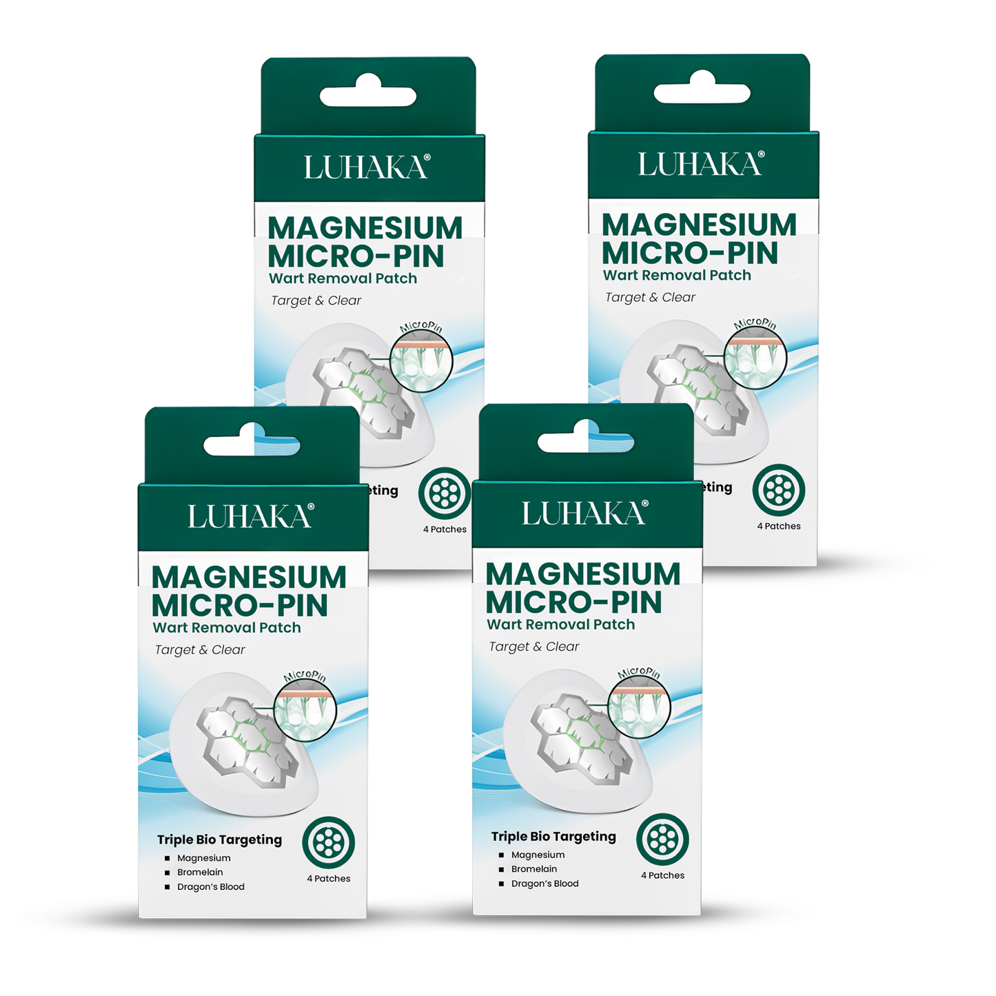 Luhaka® Magnesium Micro-pin Wart Removal Patch_Ultra01