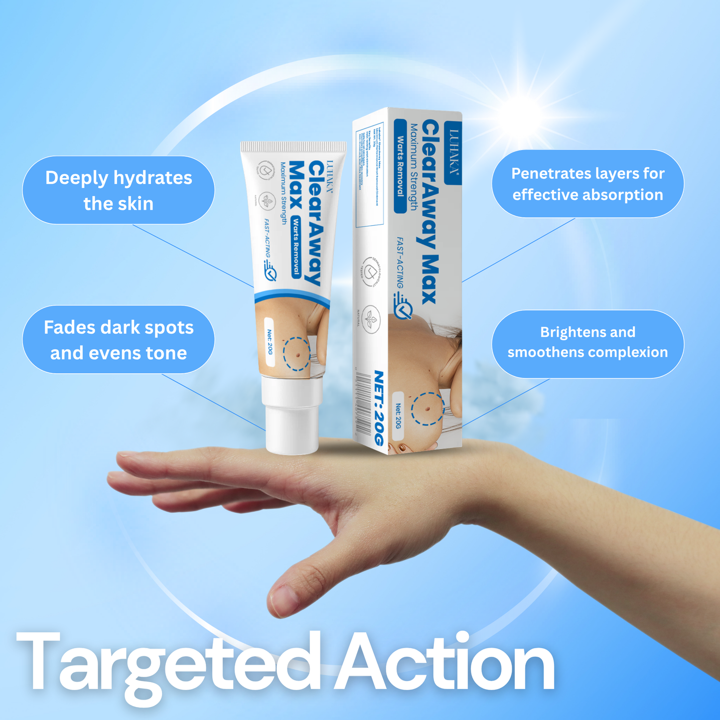 Luhaka® Clear Away Wax Warts Removal ACE 4