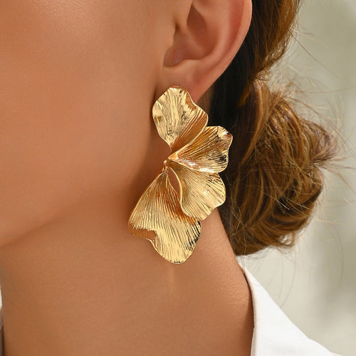 CZTICLE® Metallica Flora Earrings - Gold