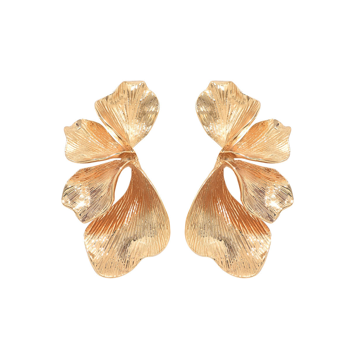 CZTICLE® Metallica Flora Earrings - Gold
