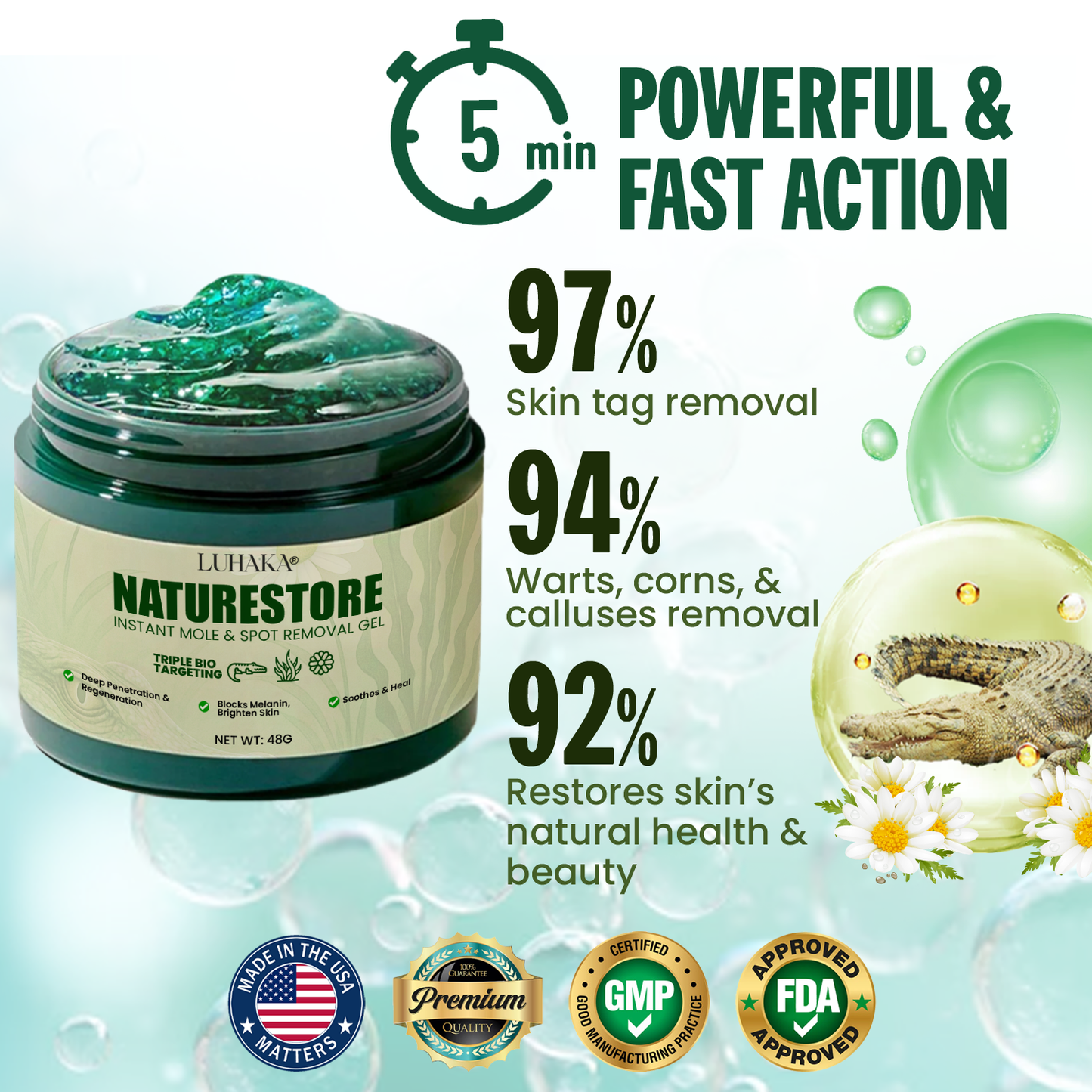 Luhaka® NATURESTORE Instant Mole & Spot Gel ☘️