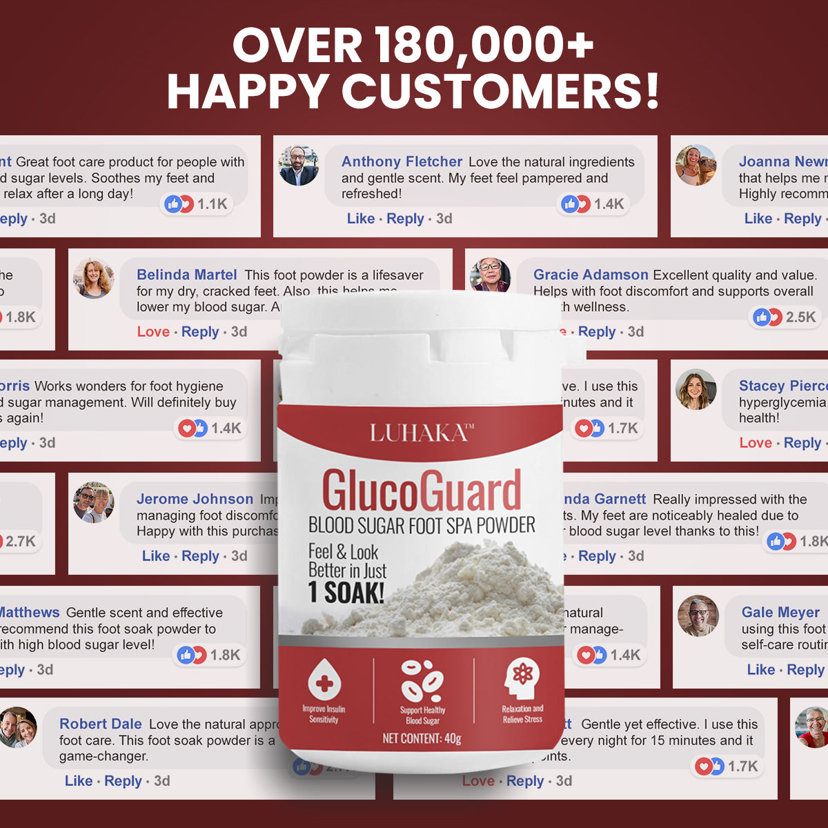 Luhaka™ GlucoGuard Blood Sugar Foot Spa Powder(🔥LAST DAY 50% OFF🔥)