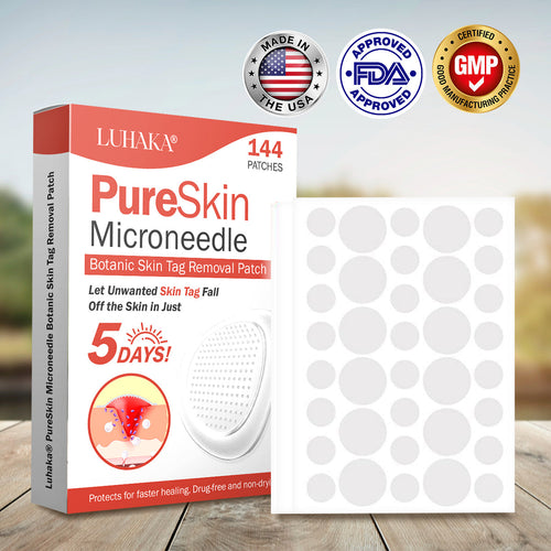 Luhaka® PureSkin Microneedle Botanic Skin Tag Removal Patch ACE 1