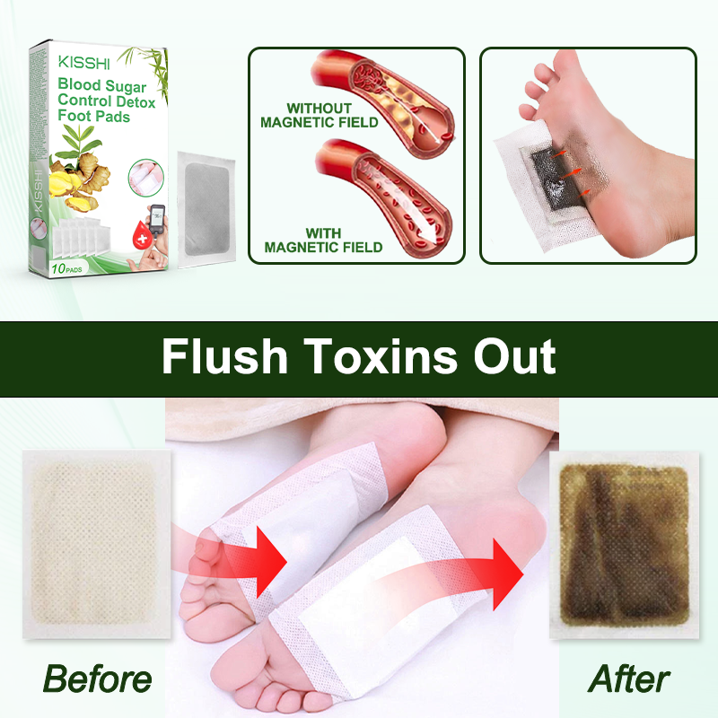 KISSHI™ Blood Sugar Control  Detox Foot Pads 🎉