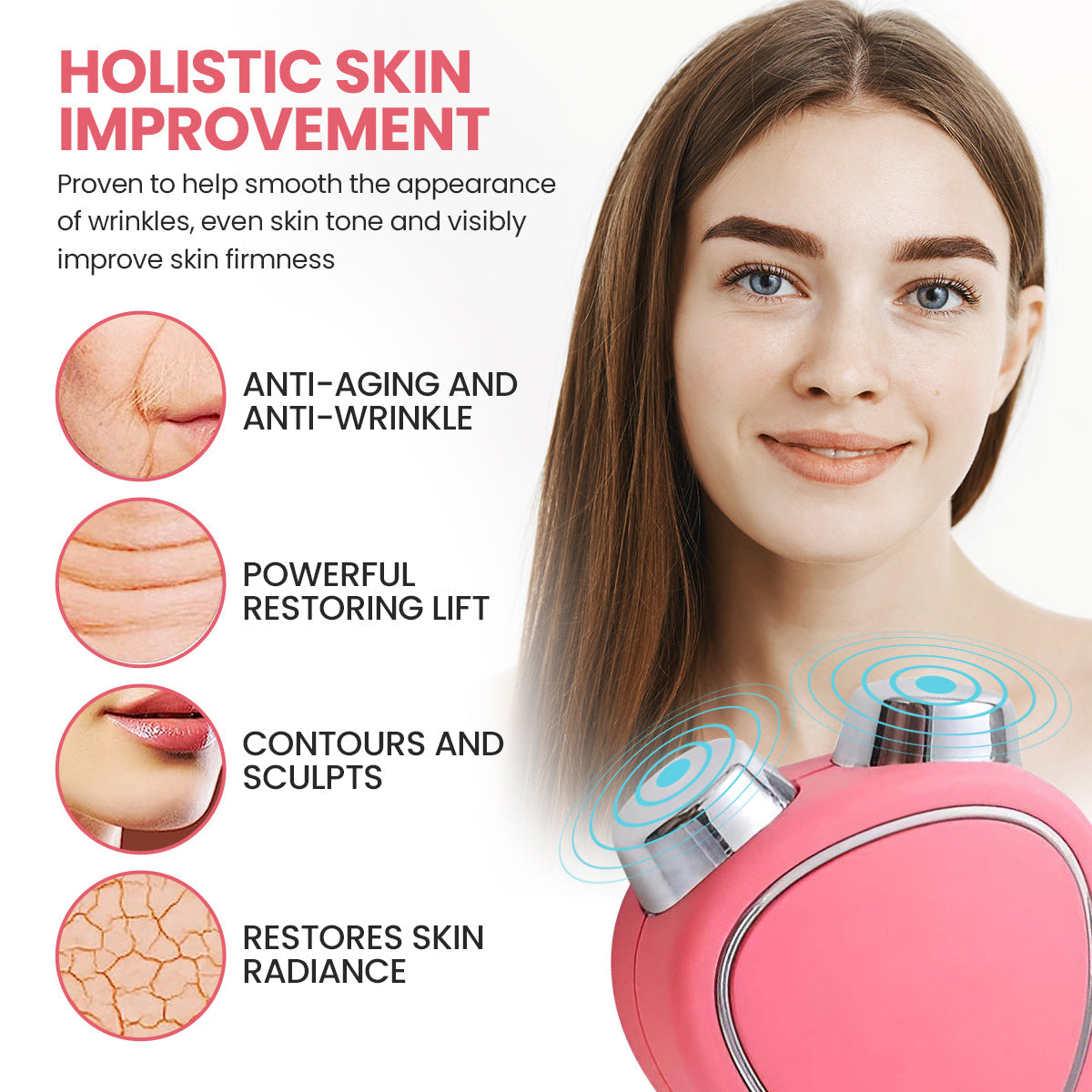 KISSHI™ Mini Microcurrent Facial Toning Device