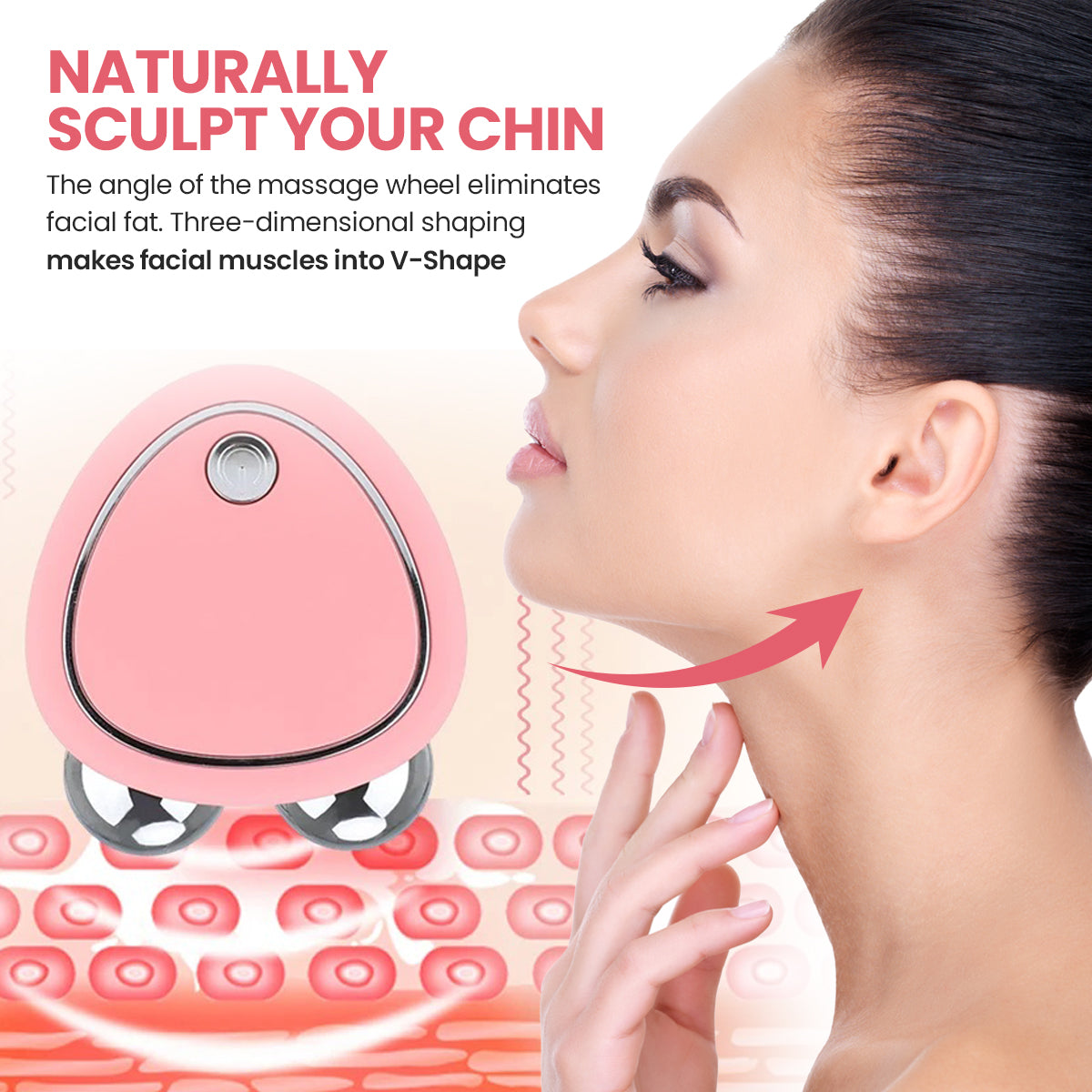 KISSHI™ Mini Microcurrent Facial Toning Device