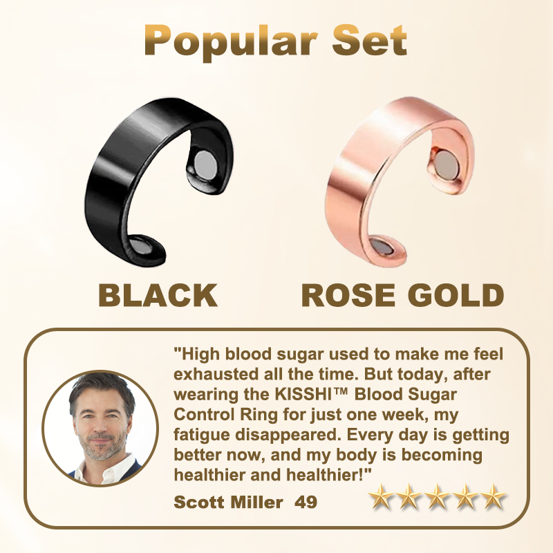 🔥LAST DAY 50% OFF - KISSHI™ Blood Sugar Control Ring