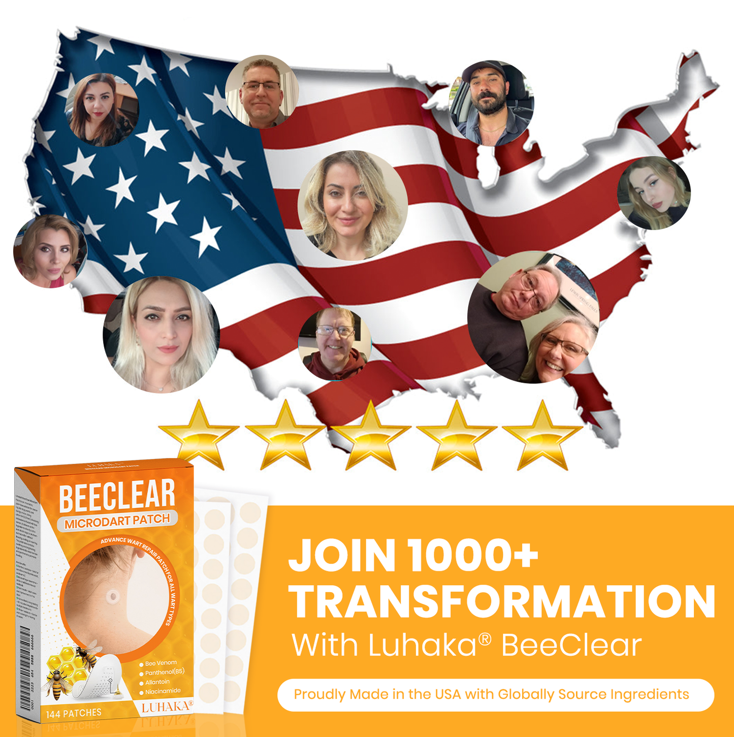 LUHAKA® BeeClear MicroDart Patch