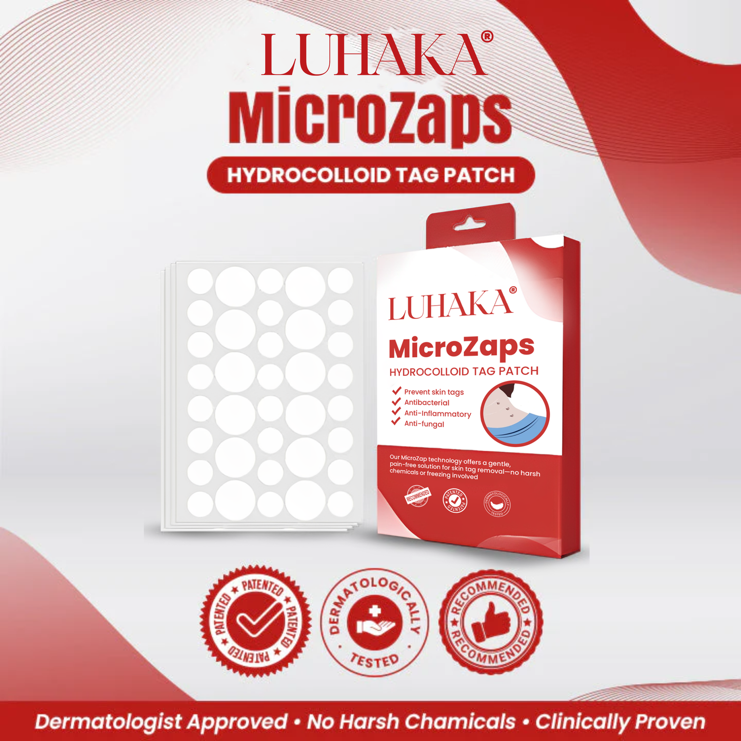 Luhaka® MicroZaps Hydrocolloid Tag Patch_Ultra02