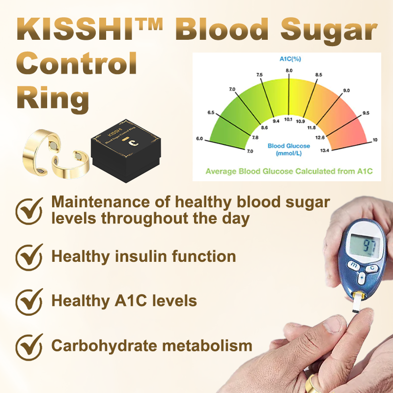 🔥LAST DAY 50% OFF - KISSHI™ Blood Sugar Control Ring