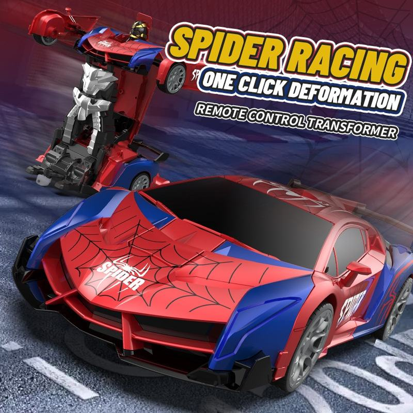 Transform Rc Cars for Boys 4-7 8-12, 2.4Ghz Remote Control Car ACE
