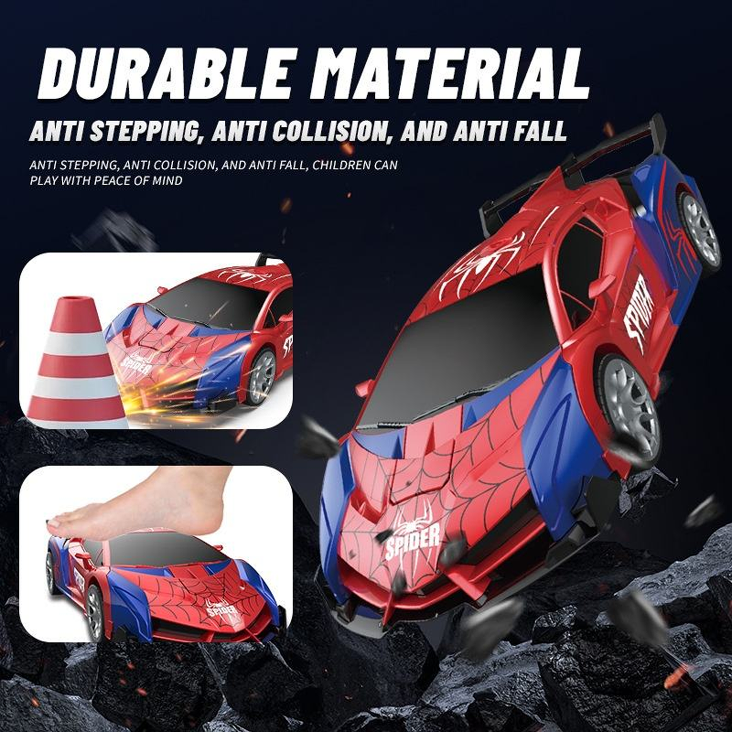 Transform Rc Cars for Boys 4-7 8-12, 2.4Ghz Remote Control Car ACE