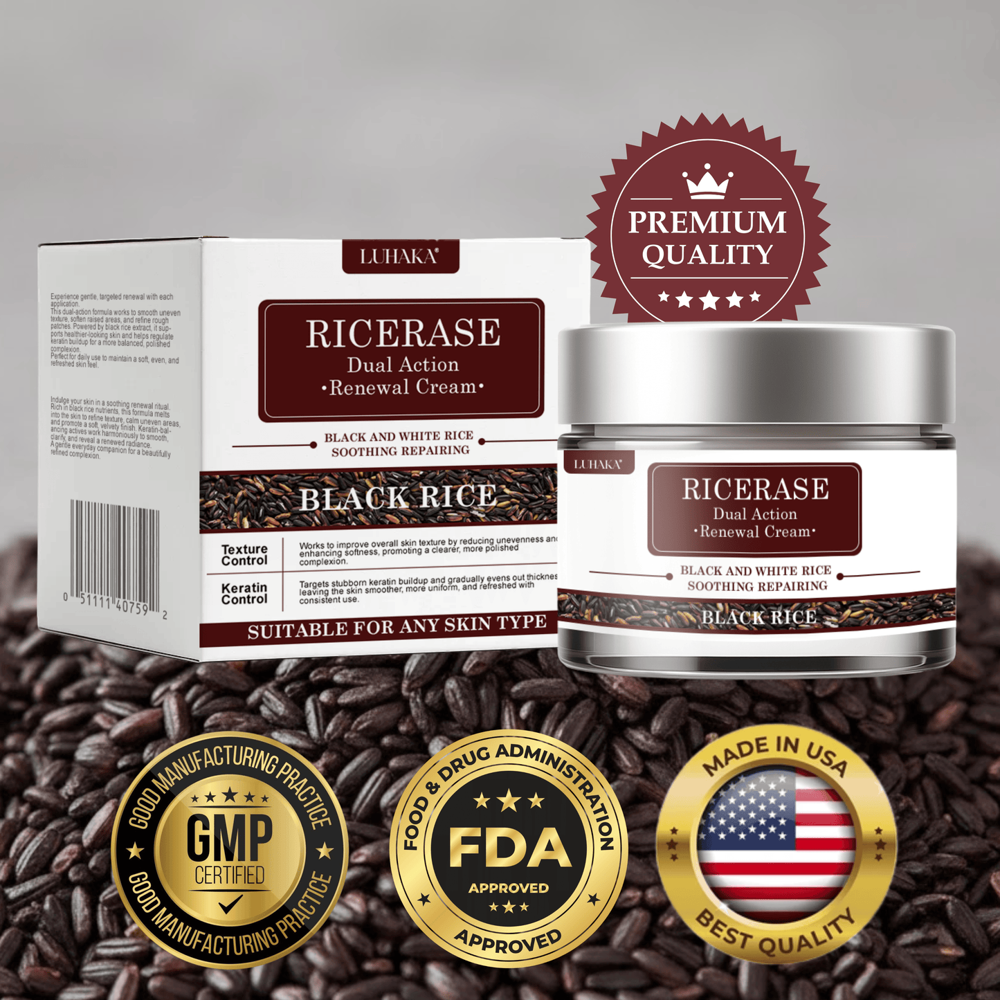 Luhaka® Ricerase Dual-Action Renewal Cream ACE