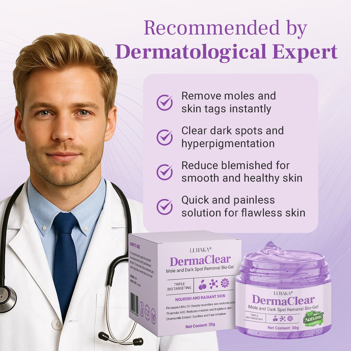 Luhaka® DermaClear Mole and Dark Spot Removal Bio-Gel_Ultra01