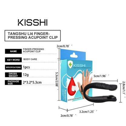 KISSHI™ Sugar Control LI4 Acupressure Point Clip [PACK OF 2]