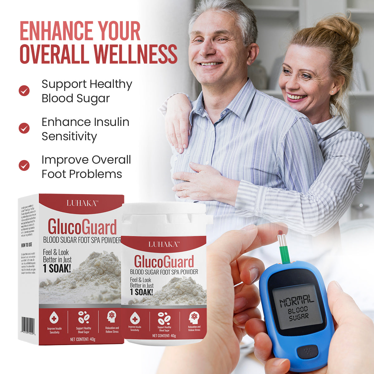 Luhaka™ GlucoGuard Blood Sugar Foot Spa Powder（🔥LAST DAY 50% OFF🔥）