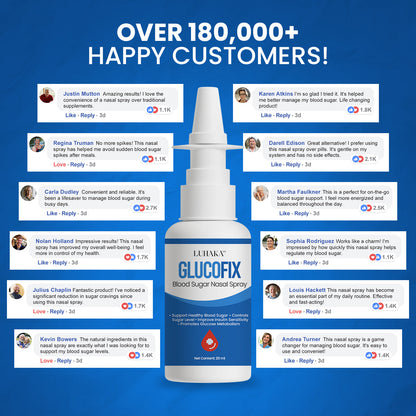 Luhaka™ GlucoFix Blood Sugar Nasal Spray 🔥Best Deal🔥