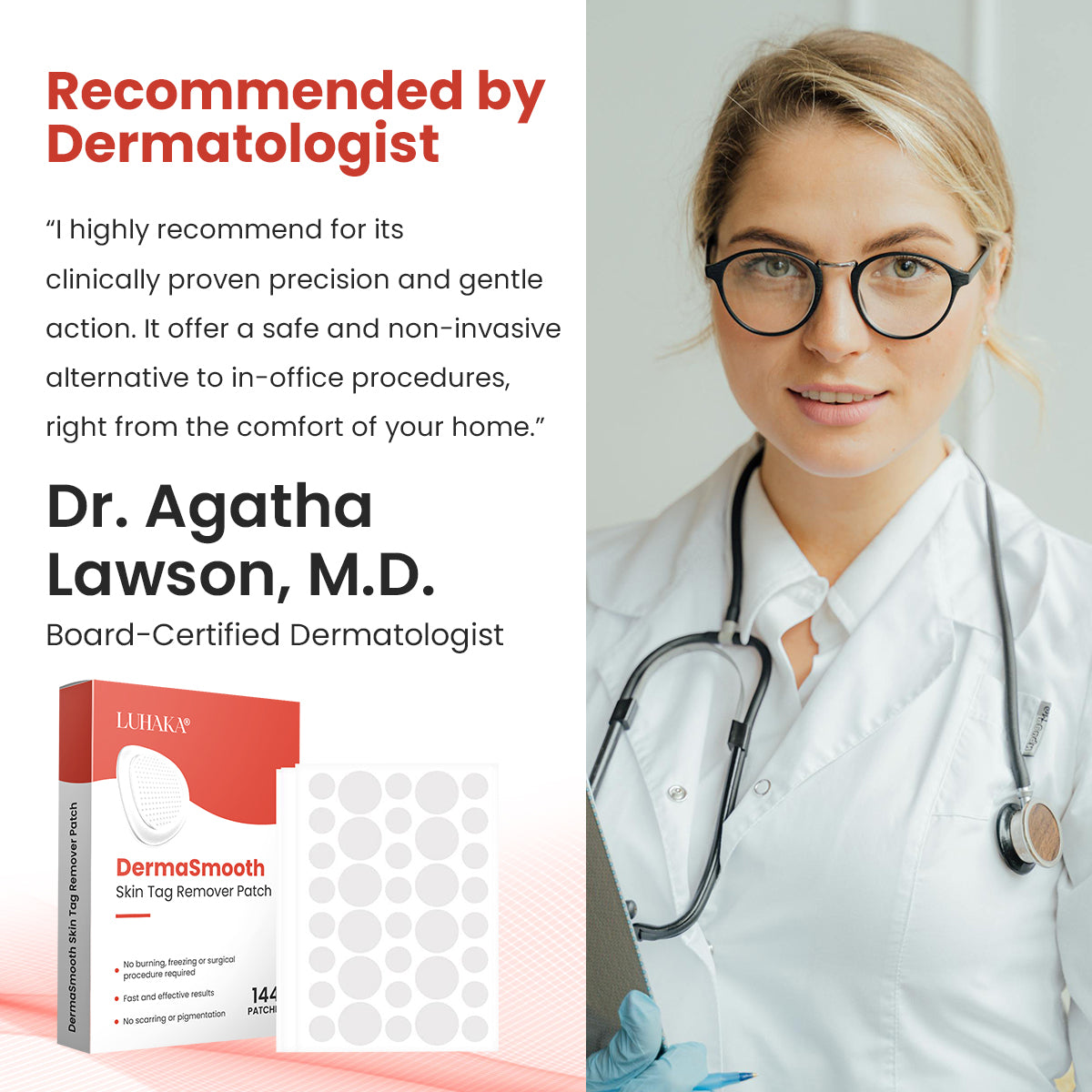 Luhaka® DermaSmooth Skin Tag Remover Patch_Ultra03