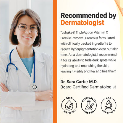 Luhaka® TripleAction Vitamin C Freckle Removal Cream ACE