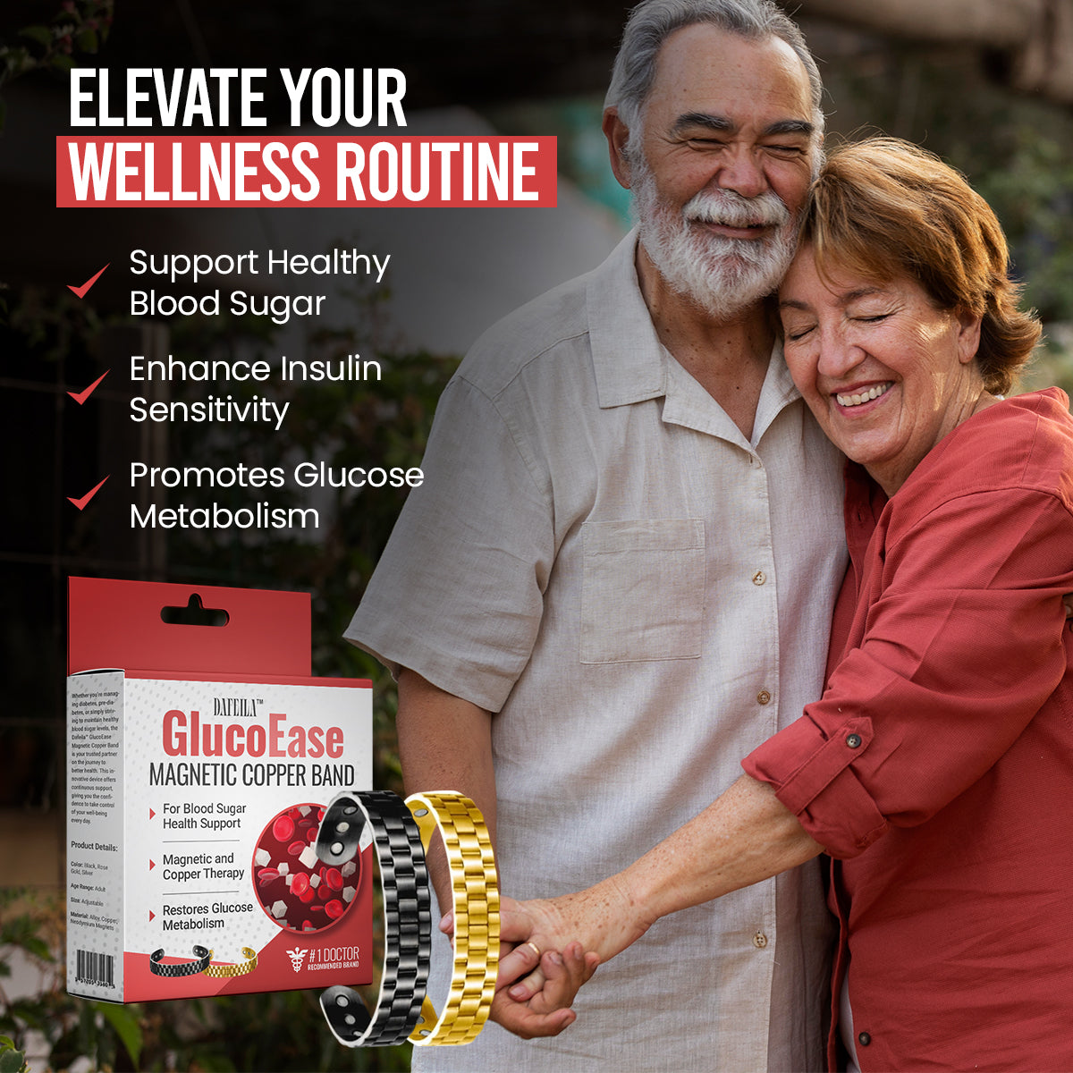 Dafeila™ GlucoEase Magnetic Copper Band 🏆