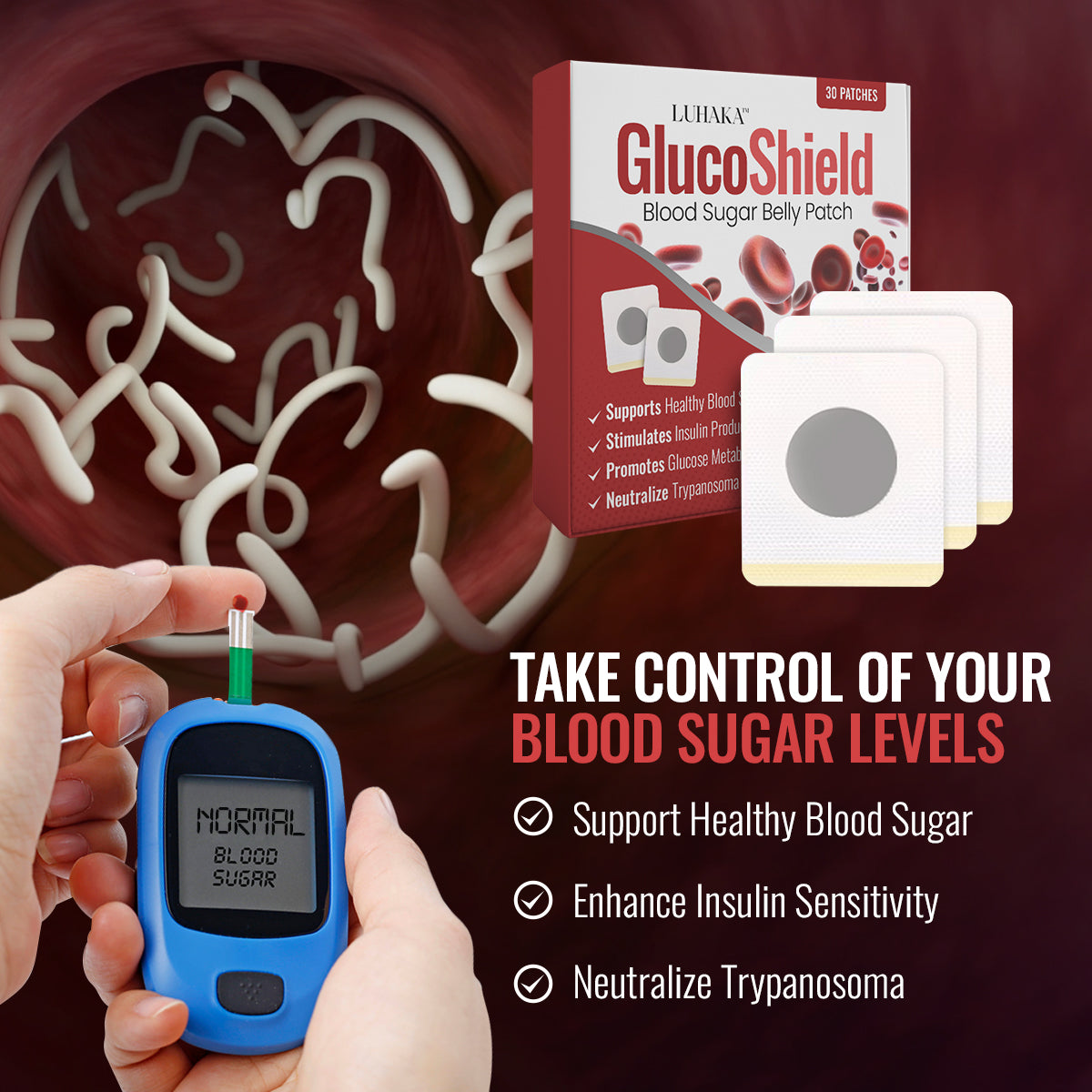 Luhaka™ GlucoShield Blood Sugar Belly Patch 🔥