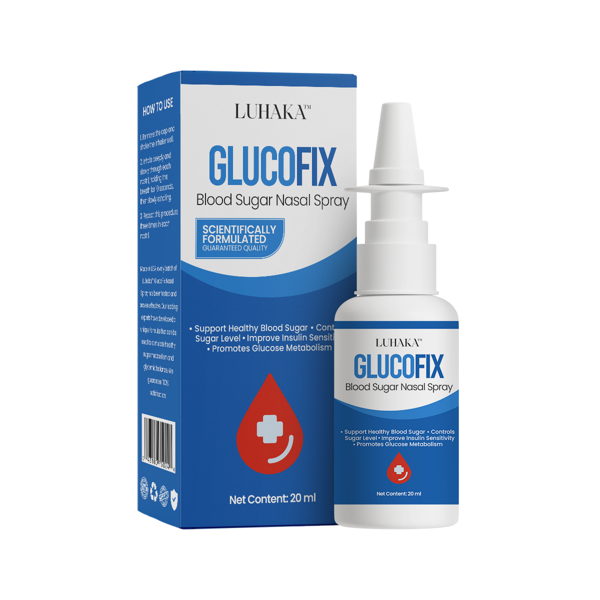 Luhaka™ GlucoFix Blood Sugar Nasal Spray （🔥LAST DAY 50% OFF🔥）