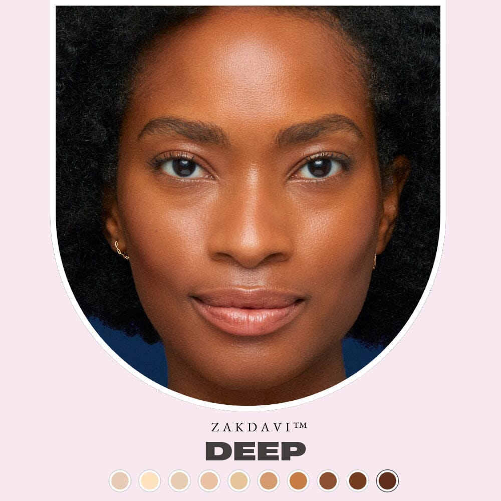 Zakdavi Super Coverage Foundation with Buffing Brush✨