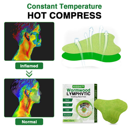 Kisshi™ Wormwood Lymphvtic Soothing Neck Pads